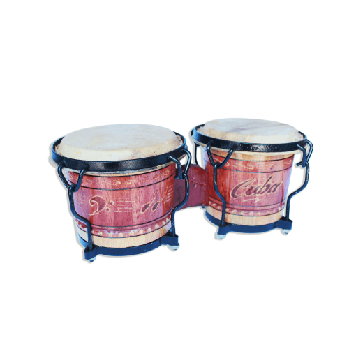 Bongo Especial con Herrajes Tallado (Souvenir)